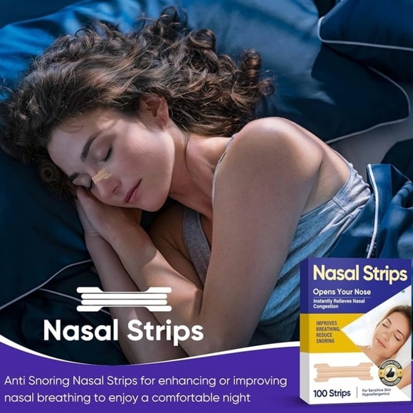 🆕Nasal Strips for Comfortable Breathing - 100 Strips - Picture 1 of 16